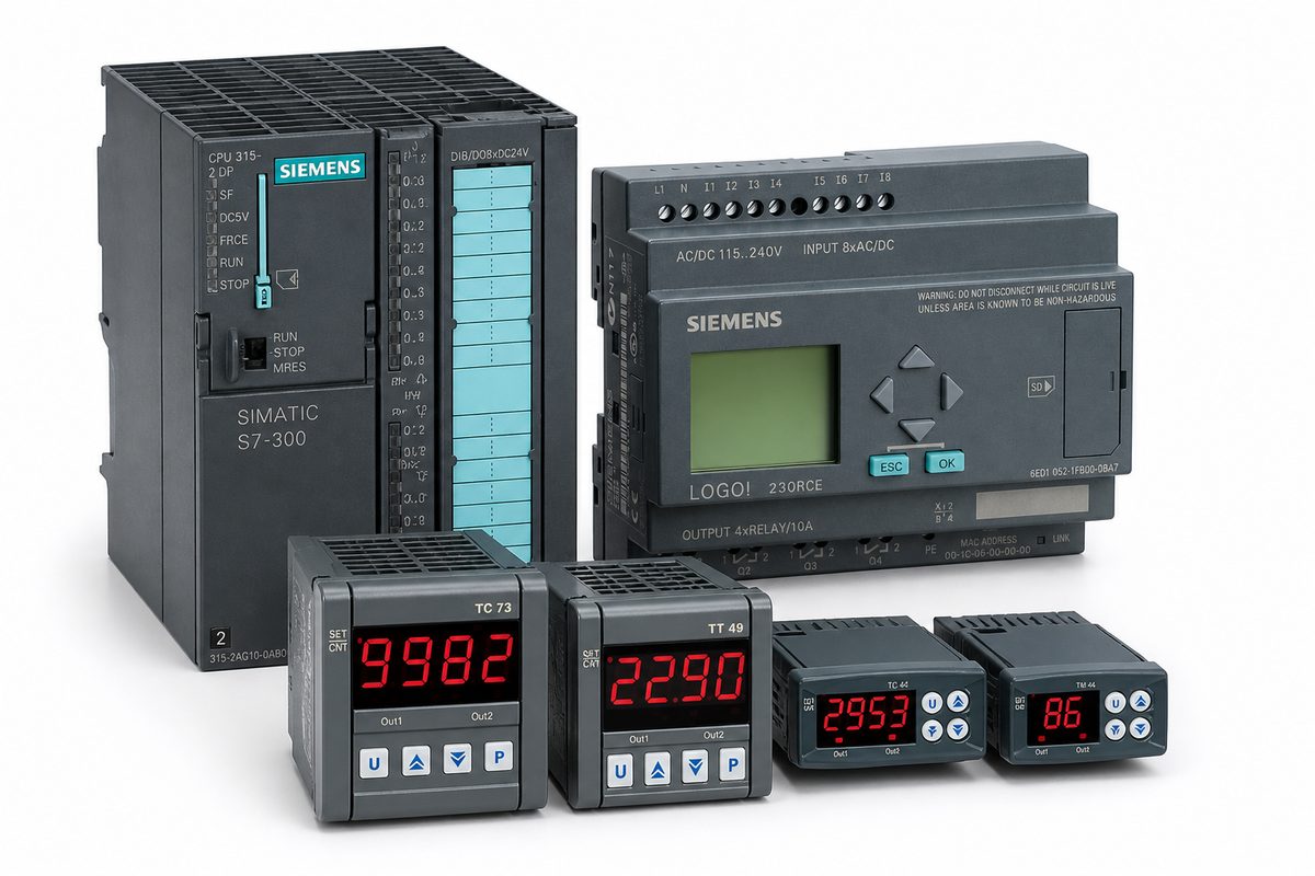CLPs Siemens, CNCs e controladores industriais
