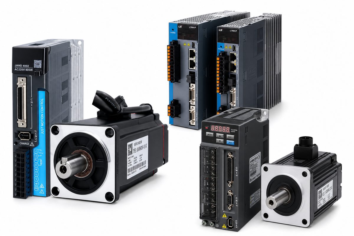 Servodrives e servomotores industriais